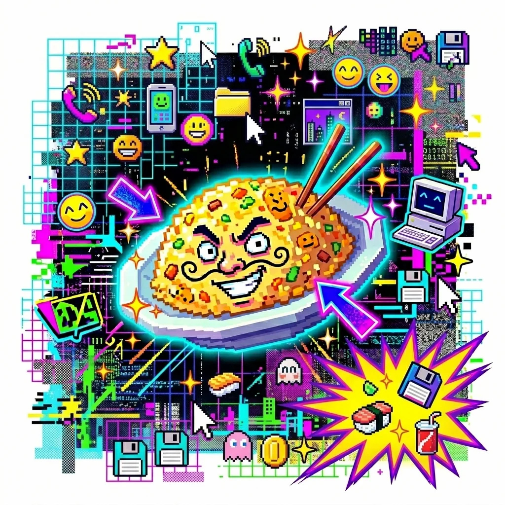 はなげチャーハン ロゴ